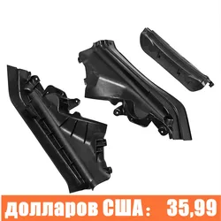 3Pcs Car Engine Upper Compartment Partition Panel Set For BMW X5 X6 E70 E71 E72 51717169419 51717169420 51717169421