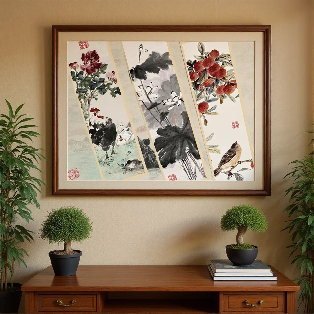 

Китайская пейзажная закладка, набор закладок из бумаги с УФ-покрытием, закладка для рисования тушью, художественные закладки в стиле ретро для студентов, награды, подарок