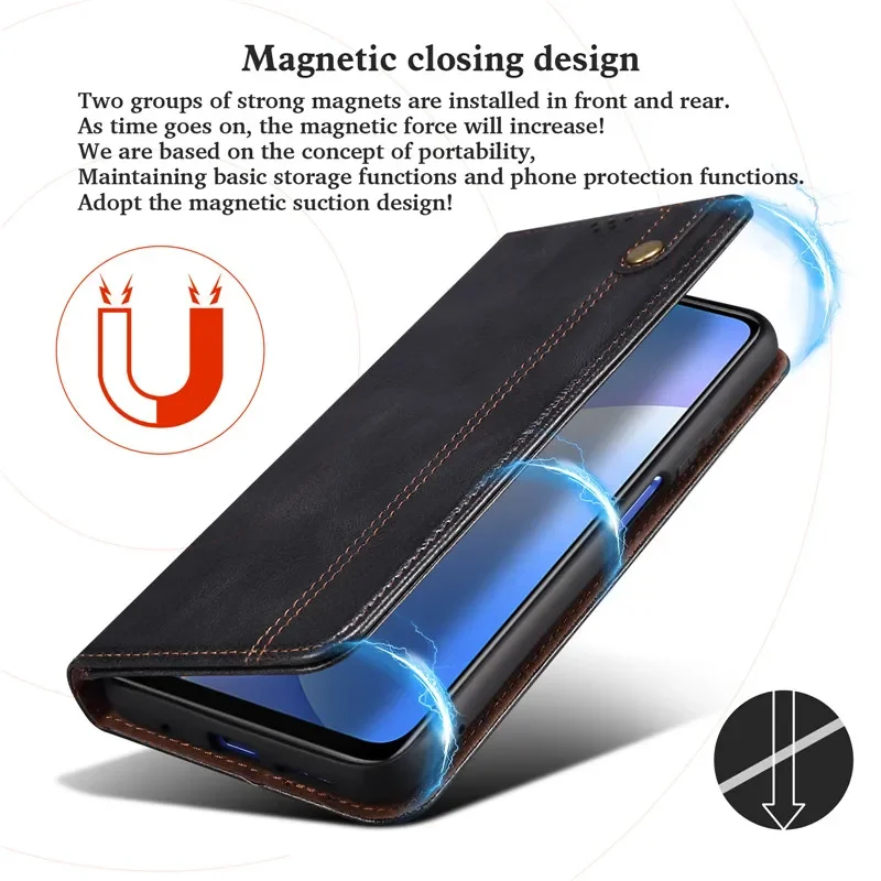 Cover Libro in Pelle Sintetica con Porta Carte per Huawei Honor X7B Cover Libro in Pelle Sintetica con Porta Carte per Huawei Honor X7B