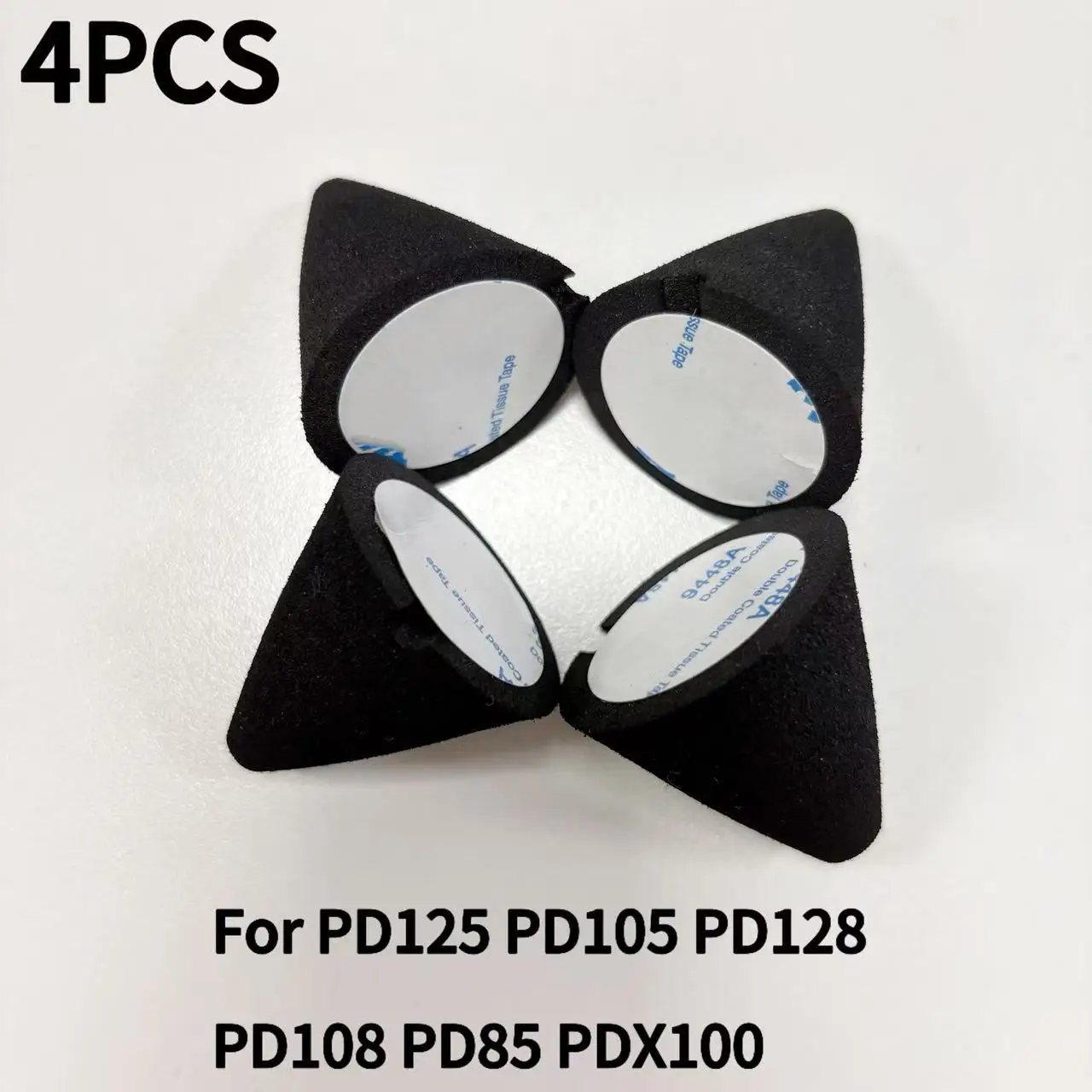 4PCS 1.38*1.46 inch With Sticker Sponge Cone Foam For Roland PD85 PD105 PD125 PD108 PD128 PDX100 Replacement Electric Drum Part