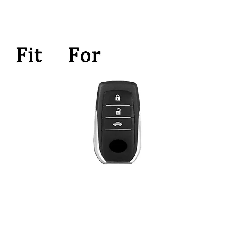 TPU Car Remote Smart Key Fob Case Cover Holder For Toyota Hilux Fortuner Highlander Land Cruise Riez RAV4 Camry Prado Innova 86