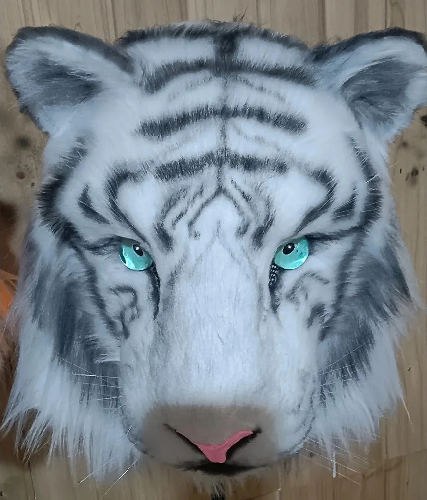 

Kemono Base Mask Movable Jaw Felidae Fursuit Kig Beast Suit 3D Printed Skull Costume DIY Accessories Cosplay Mask for Kigurumi