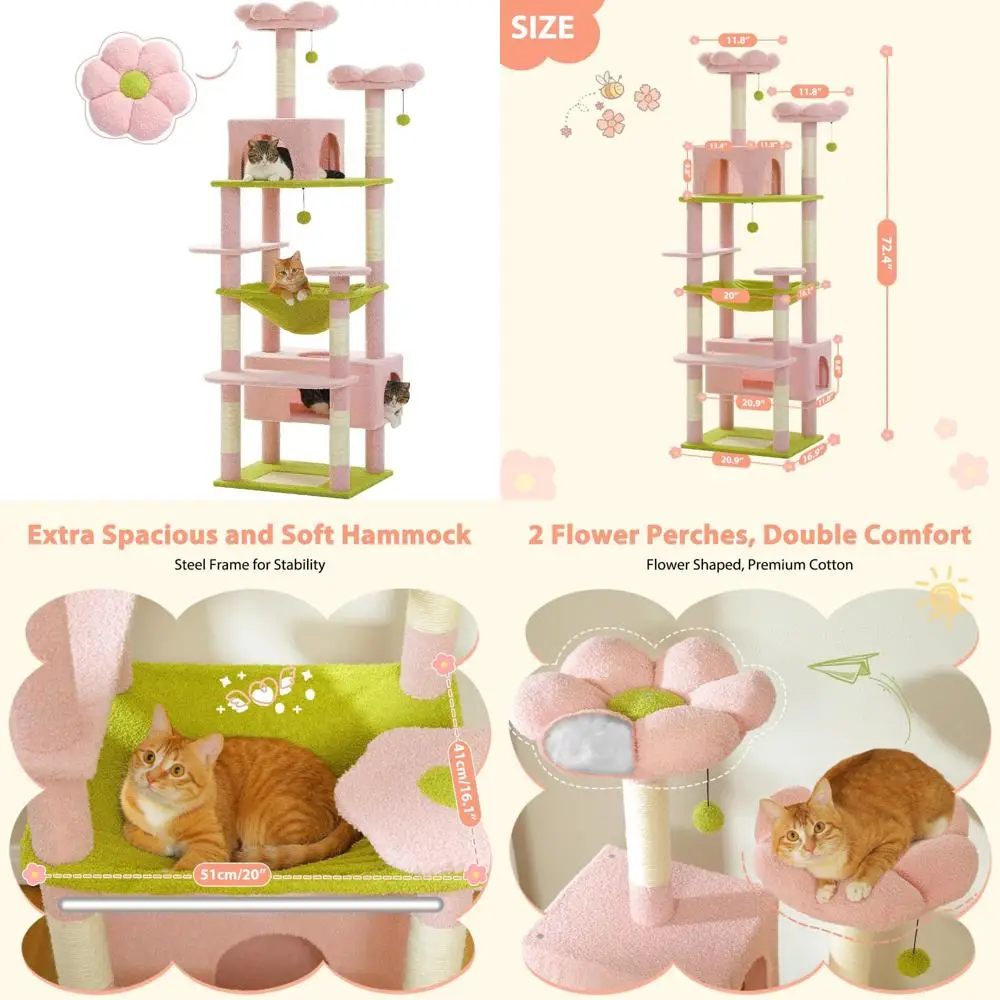 Large 72 Tall Cat T… - image