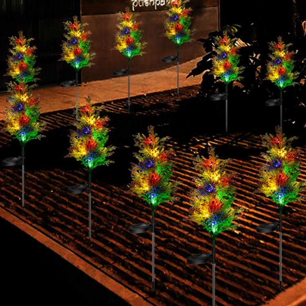 Lumière solaire vibrante multicolore, 62 piquets de jardin, haute luminosité, étanche, décorations de Noël