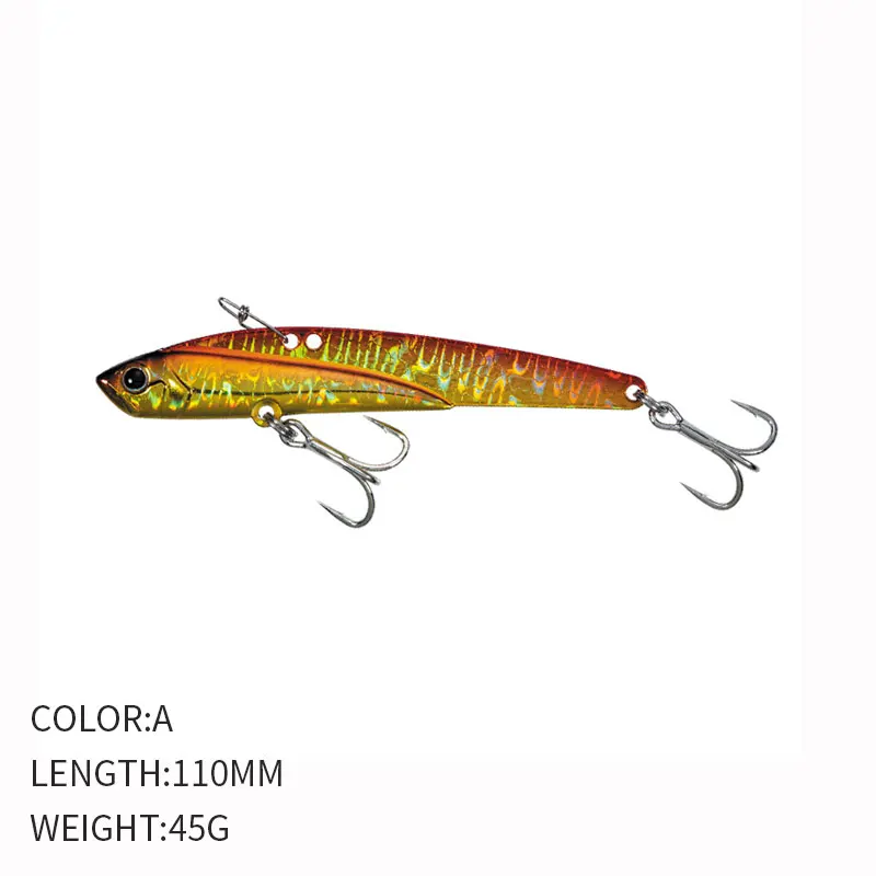 New Fishing Lure VIB 110MM 45G Blade Sinking Jig Vibration Pike Pesca Artificial Leurre Swimbait Seaass Accesorios - view 4