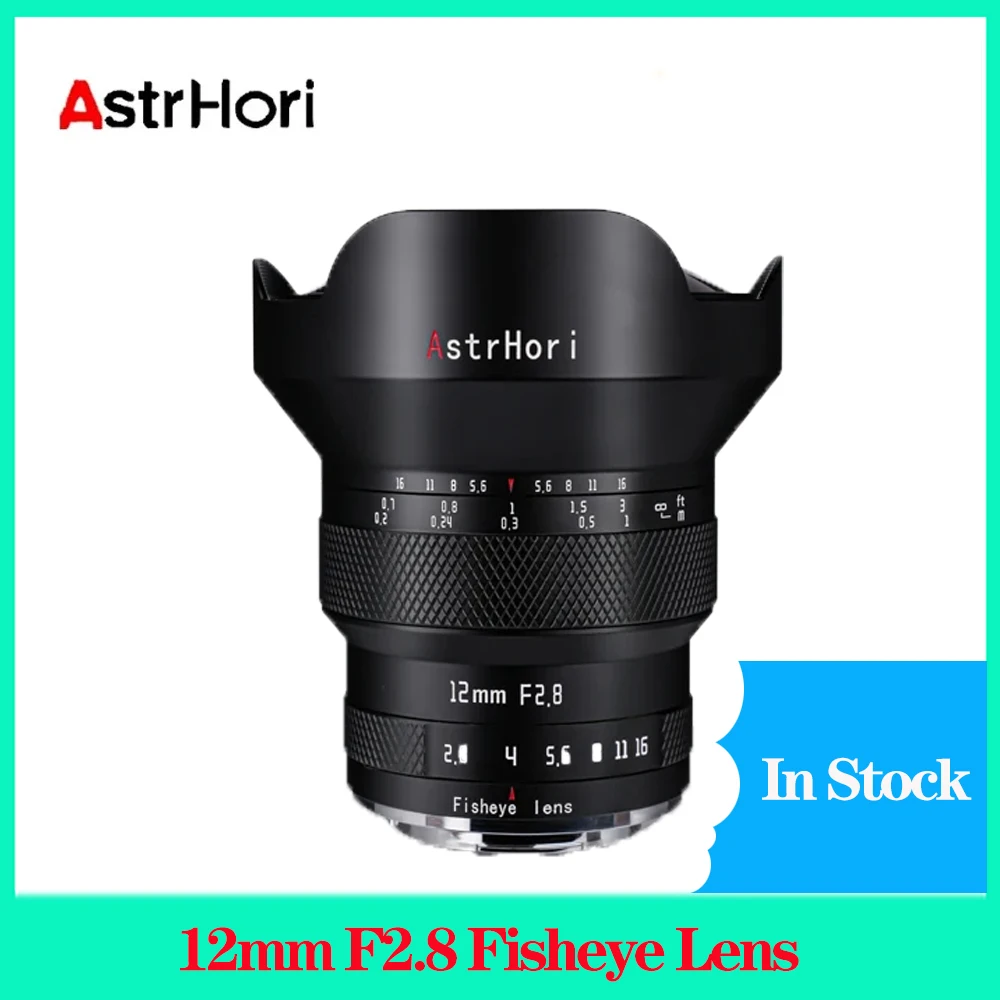 

AstrHori 12mm F2.8 Camera Lens Full Frame Manual Fisheye Lens Ultra Wide Angle Lens for Sony E/Nikon Z /Leica/Panasonic/Sigma L