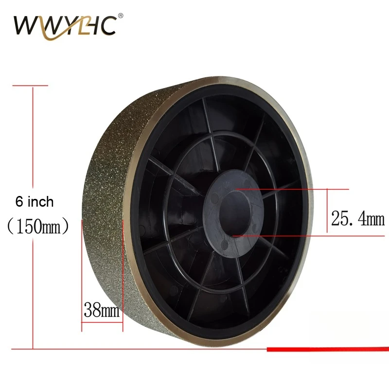 meule-diamantee-de-6-pouces-150x38x254-mm-avec-trou-3-reducteurs-de-diametre-19-a-16-a-127-mm-roue-de-polissage-en-alliage-electroplaque