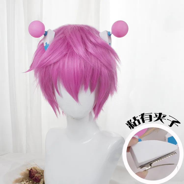 

Розовый парик для косплея The Disastrous Life of Saiki K Косплей Saiki Kusuo Косплей Парик Аниме Косплей Парик Термостойкие синтетические парики