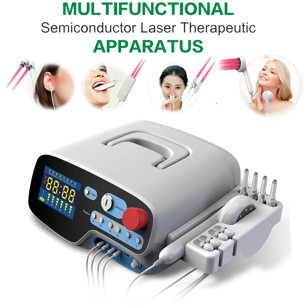 Appareil multifonctionnel de thérapie au laser de physiothérapie, rhinite, acouphènes, hyperlipémie arthritique, hypertension, ty.com, instituts