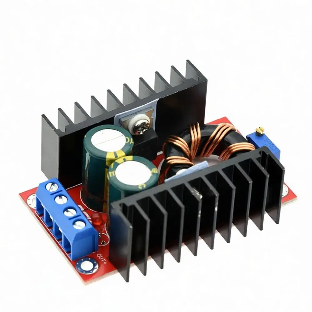 150W Adjustable Power Supply Board DC DC Boost Converter 10V 32V To 12V 35V Step Up Voltage Regulator Electronic Module