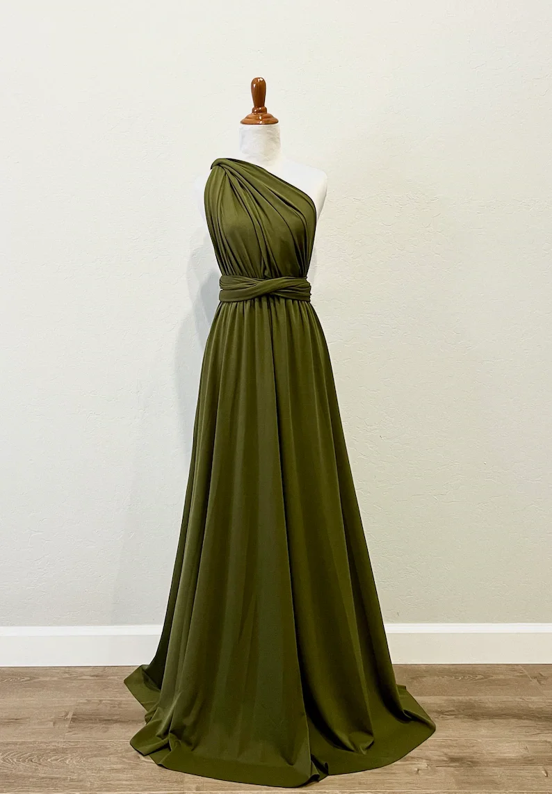 Rust Bridesmaid Dress Infinity Multiway Maxi Bridesmaid Dress Formal Wrap Wedding Evening Dress Wedding Cocktail Floor Length