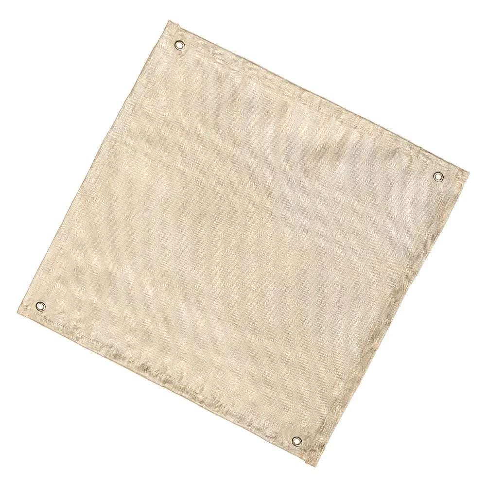 

Camping Pad 45x45cm Beige Fire Proof Heat Resistant Blanket Flame Retardant BBQ Outdoor Activity Insulation Mat Glass Fiber