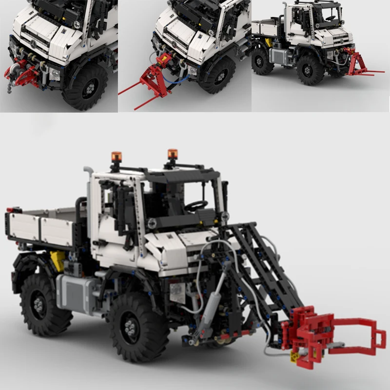 

Stock 3465 Parts Unimog U535 Agrar Moc-143162 Car Bricks Compatible with 8110 High-Tech Building Blocks for Adults Boys Toy Gift