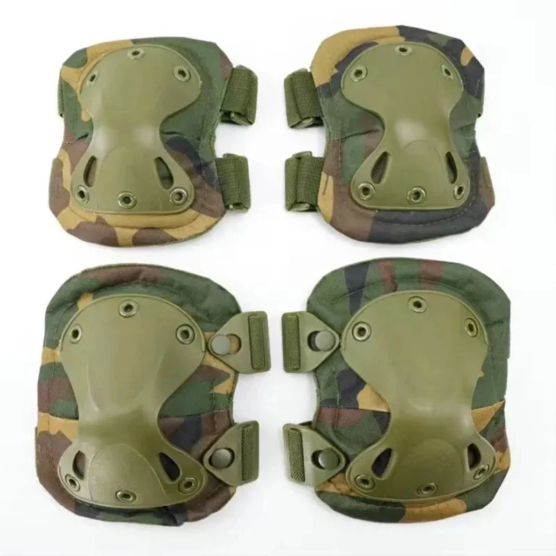 AliExpress NONE Outdoor Tactical 4pcs 2PCS Knee Elbow Pads Protective Gear For Cycling Mountaineering Hiking Sports