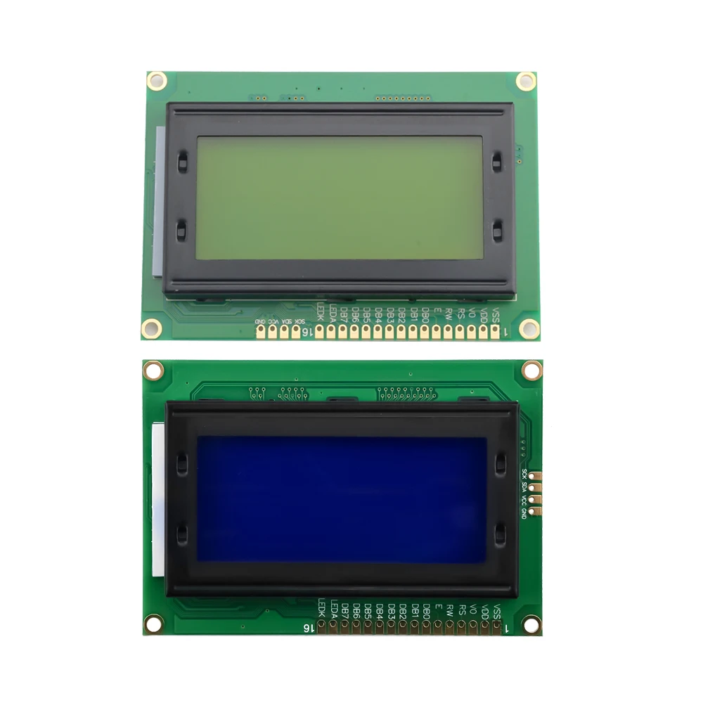 

LCD1604 1604 LCD Module Blue/Yellow Screen 16X4 Character LCD Display IIC I2C Serial Interface Adapter Module for Arduino