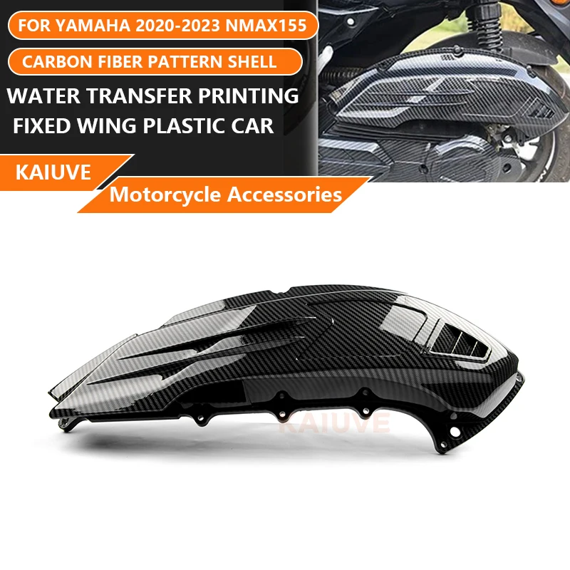 For Yamaha 20-23 NMAX155 modified water transfer printing plastic motorcycle shell front panel carbon fiber patterned shell