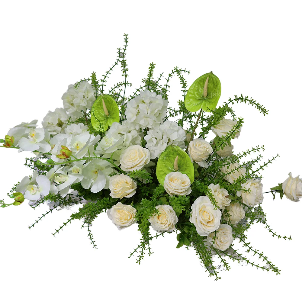 

Modern Silk Artificial Table Flowers for Wedding Event Dining Table Arrangement 50x50x50cm