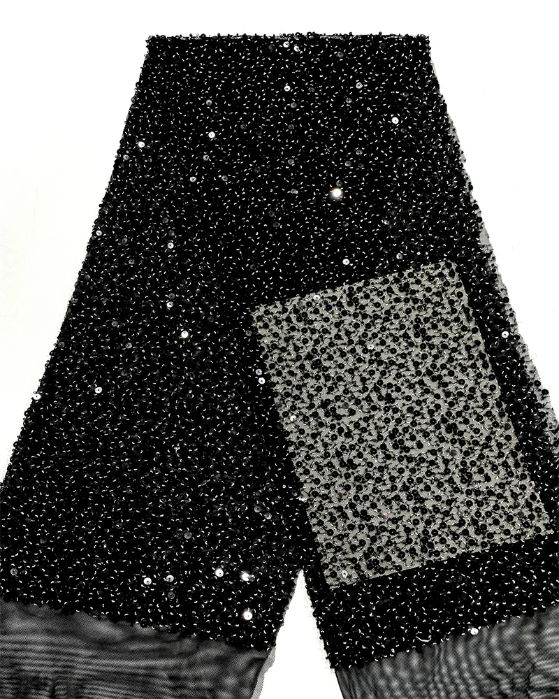 Африканское нигерийское французское сетчатое кружево с бисером и блестками, высокое качество, 2021, кружево с вышивкой и блестками, кружево для свадебных платьев для женщин