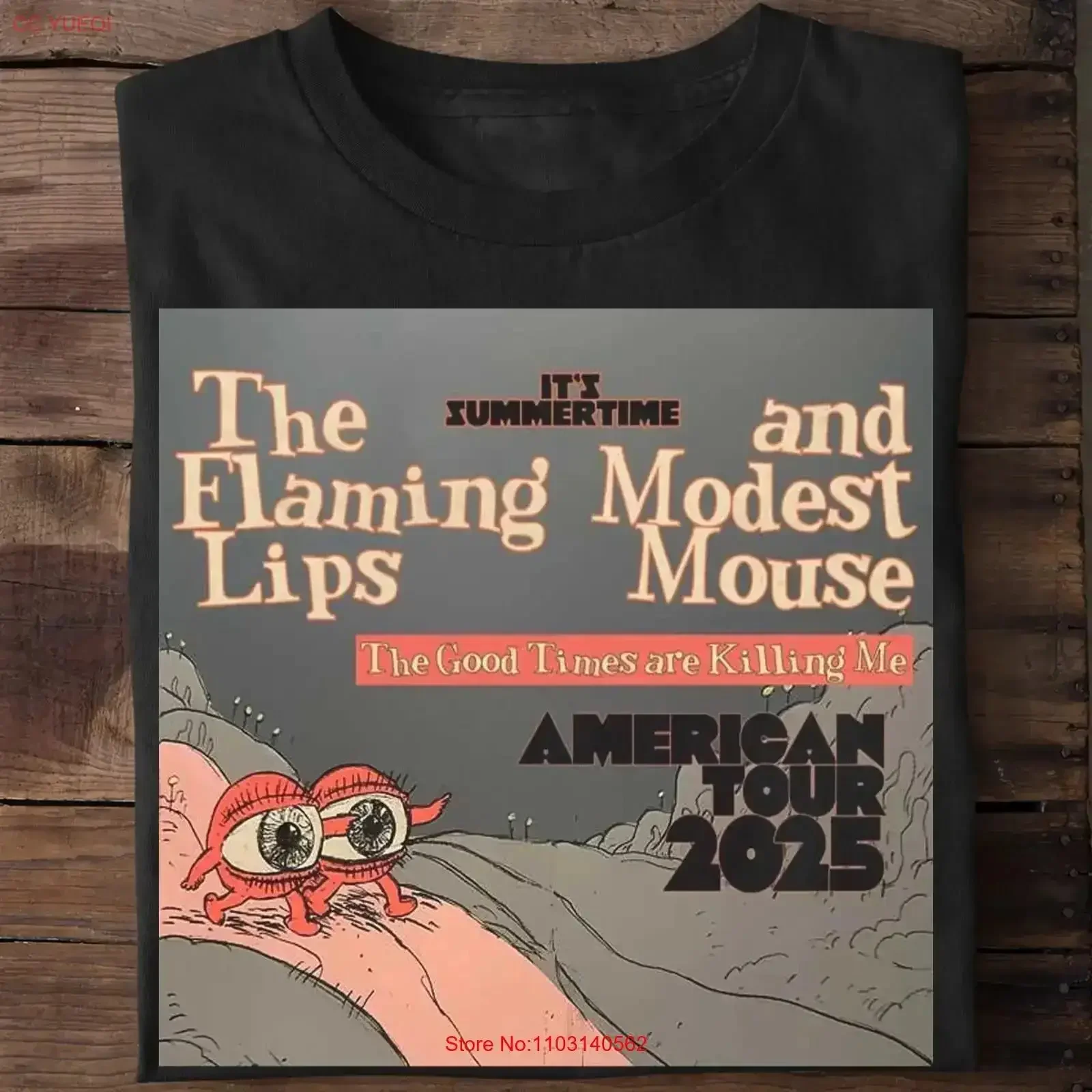 The Flaming Lips and Modest Mouse Tour 2025 For Fan S to 4XL T shirt vintage Washed graphic Slightly Soft designer clothes