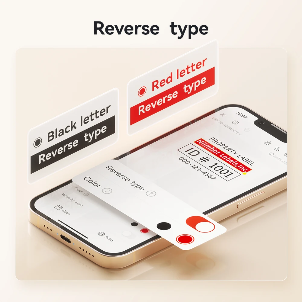 300 DPI Wireless Niimbot B21 Pro Label Maker Thermal Paper Printer with Red Black Dual Color Print Label for Business Home