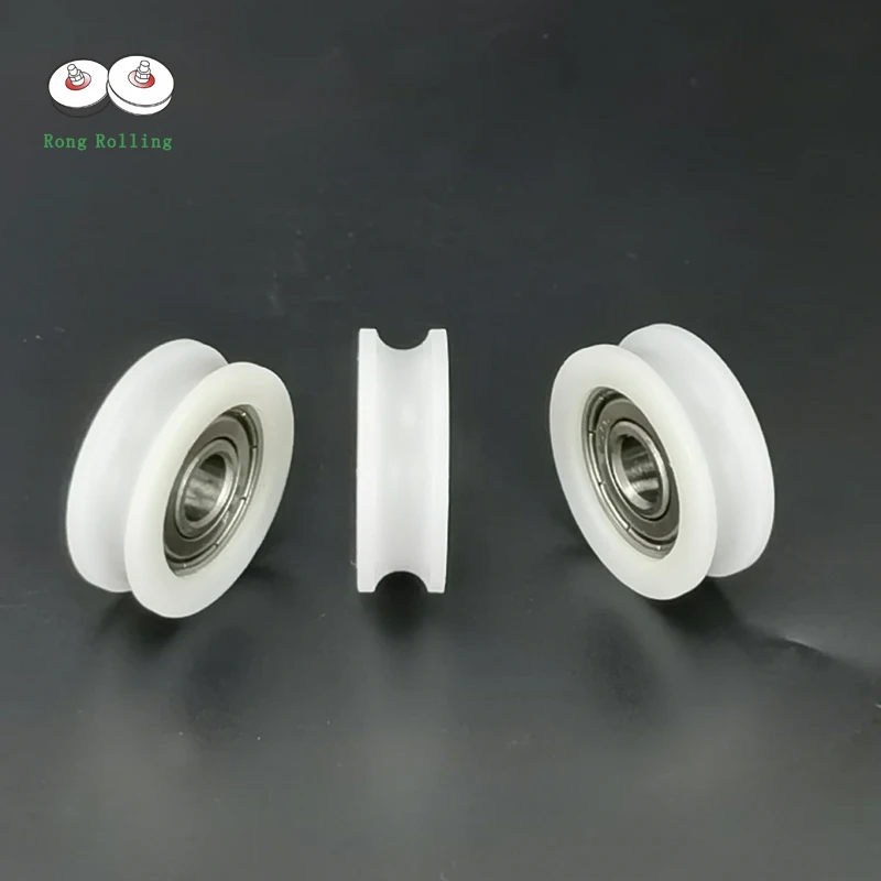 6*30*10 nylonowych pakietów do drzwi lub okien z łożyskiem 626ZZ wewnętrzne 6mm, średnica rolki 30mm, grubość 10mm, rolki do drzwi przesuwnych z rowkiem u