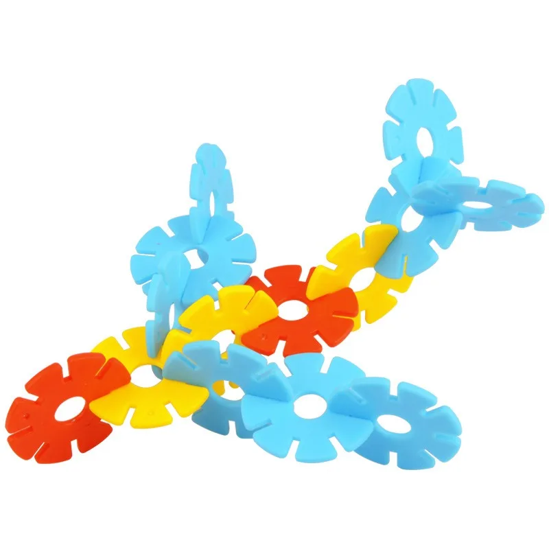 60/100/200 шт. разные цвета, блоки в виде снежинок, 2 стиля в наличии, игра для родителей и детей, аксессуары для распознавания цвета детского сада ZYF