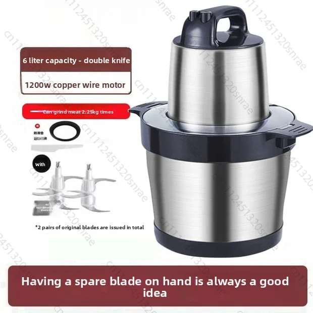

Meat Puree Machine Large Capacity Stir-fry Sauce 2025 N- M-o-del High-power Ho-me and Commercial Meat Grinder 1800W