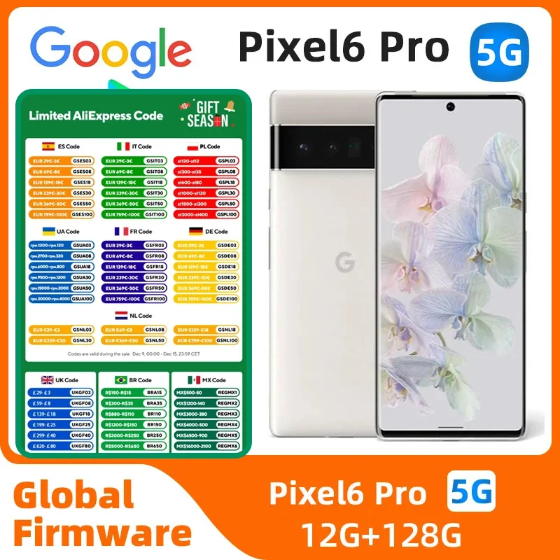 Google Pixel 6 Pro 5G Unlocked Mobile Phone 6.7