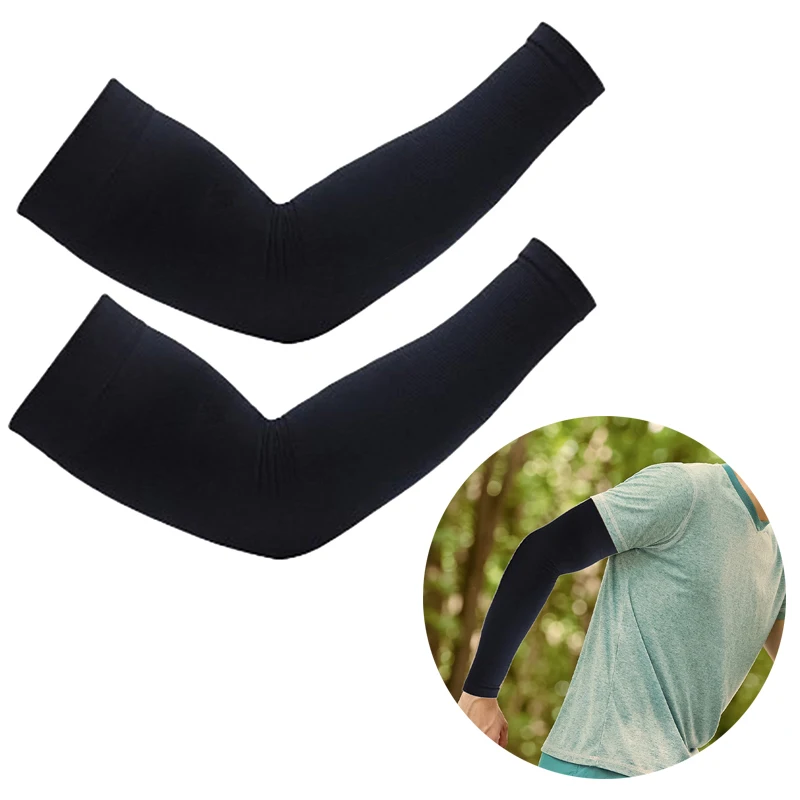 1Pair Cycling Arm Sleeve UV Sun Protection Breathable Men Women Outdoor Summer Sport Hiking Driving Running Fishing