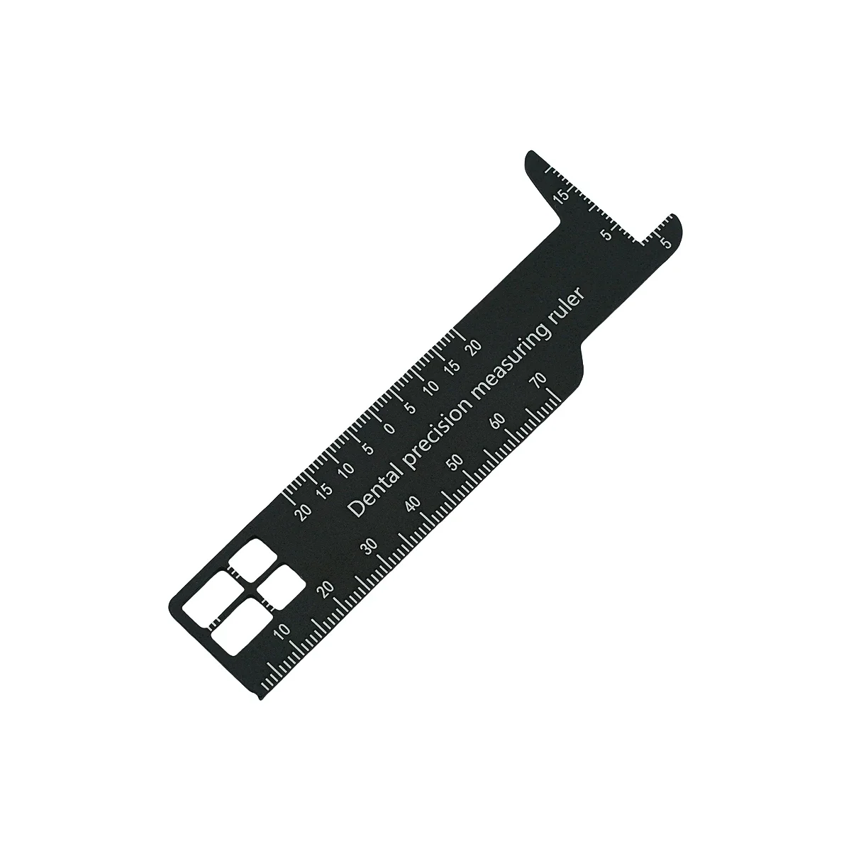 1PC Dental Lab Multifunction Ruler Aesthetic Design Prosthodontic Measurement Multi-Window Scale Crown Bridge Design Instrument