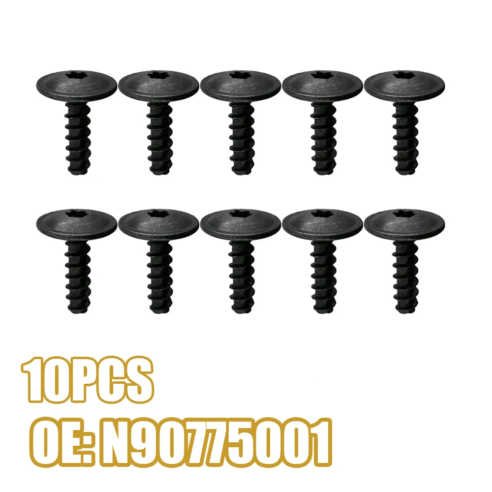 

10pcs Auto Metal Screws Car Fender Self Tapping Screw Clip for VW Volkswagen POLO Touareg Golf Beetle Passat Cabrio AUDI A3