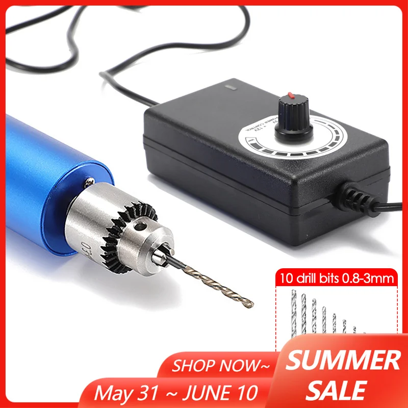 220v mini broca 385 motor de velocidade variável ferramenta rotativa elétrica moedor sem escova gravador corte polimento energia broca elétrica