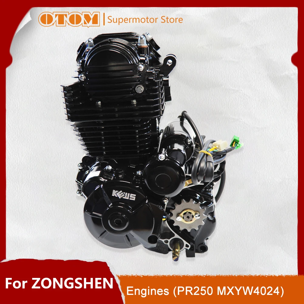 

OTOM Motorcycle Engine Assembly 4T Air-Cooled Engine For KEWS ZONGSHEN PR250 MXYW4024 ZS172FMM-5 Pit Dirt Bikes Accessories Part