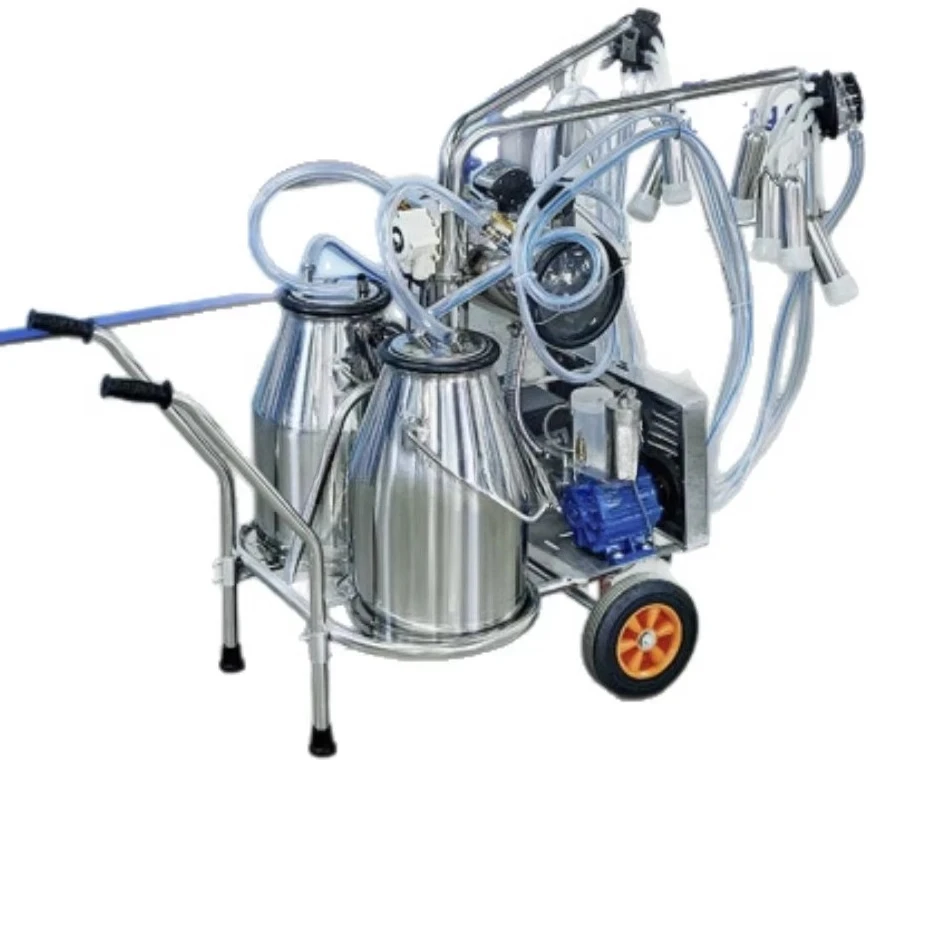 Stable Cow Milking Machine with Reliable Pulsator for Small and Medium Dairy Farm