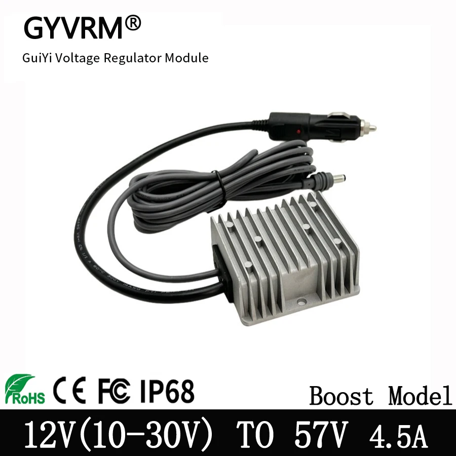 For Starlink Gen 3, Power Cord - 12V/24V to 57V 4.5A Converter -Y18A Cigarette Lighter Adapter with DC Cable