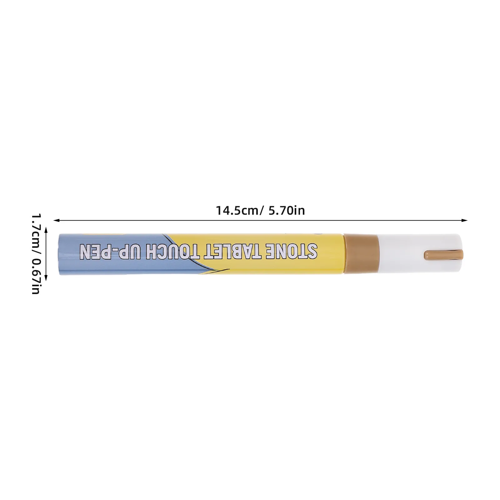 4Pcs Gold Paint Pen for Headstone Restoration Waterproof Stone Marker Pen Grave Marker Lettering Repair for Granite Tombstone