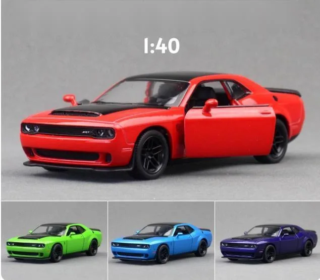 

1/40 New Arrival Special Price Diecast Metal American Muscle Challenger Car Model Furniture Display Collection Toys For Children