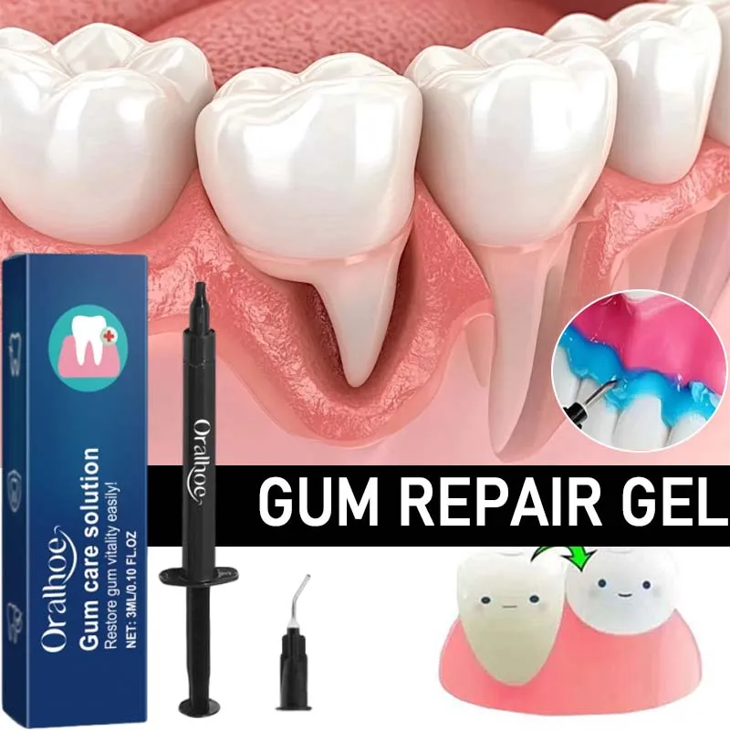 Gum Repair Care Gel Relieve Sore Gum Improve Gingival Damaged Inflammation Cleaning Teeth Stains Tartar Whitener Gum Protect Gel