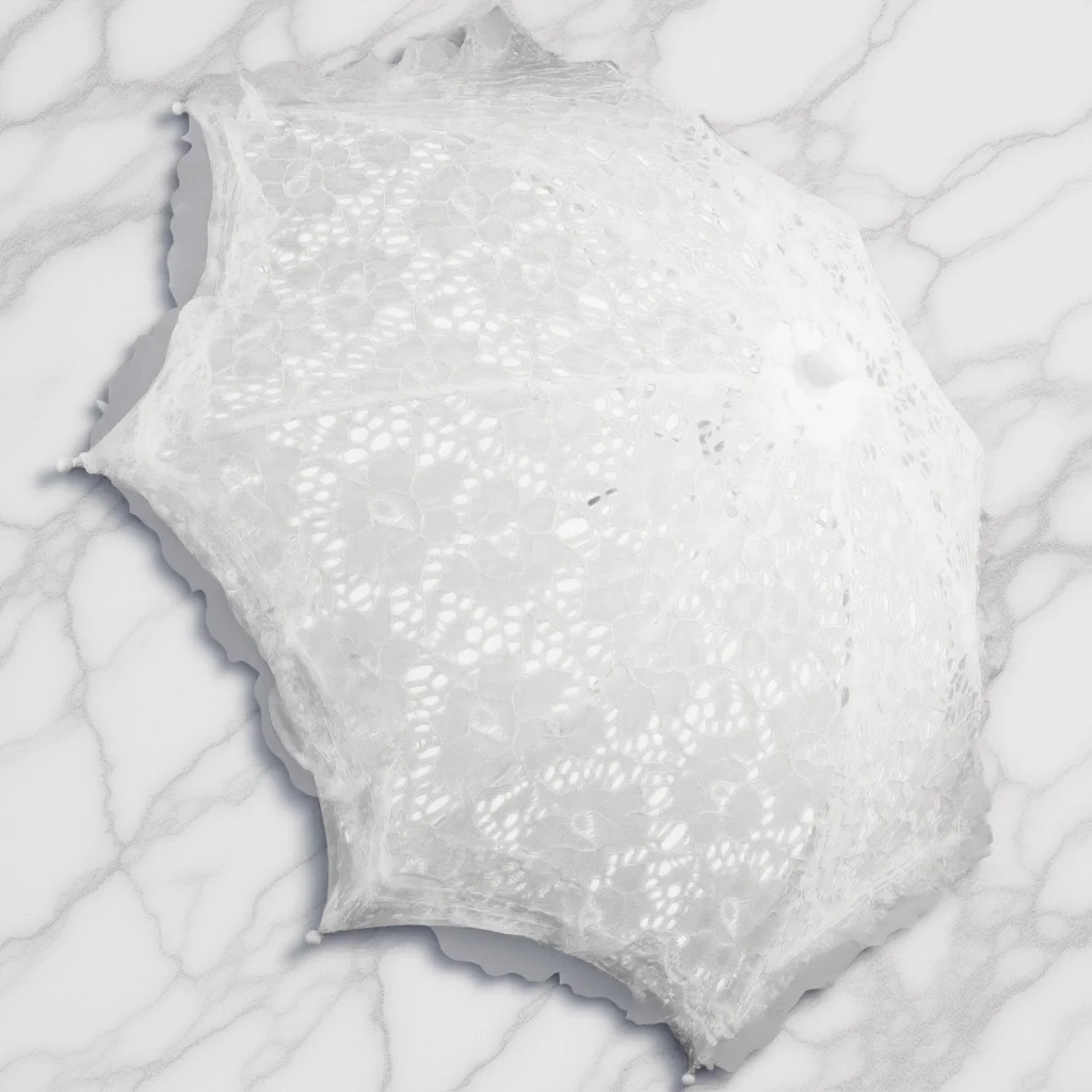 

Dance Decorative Umbrella Elegant Lace Parasol Wedding Photography Prop Mini Craft For Party Performance Room