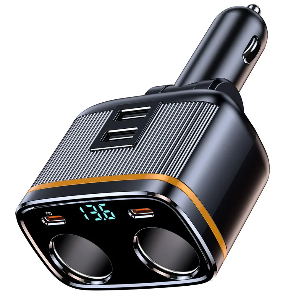 

Dual USB 145W Charger for Mobile Phones Fast Charging Power Delivery Compatible with Multiple Devices Portable Design