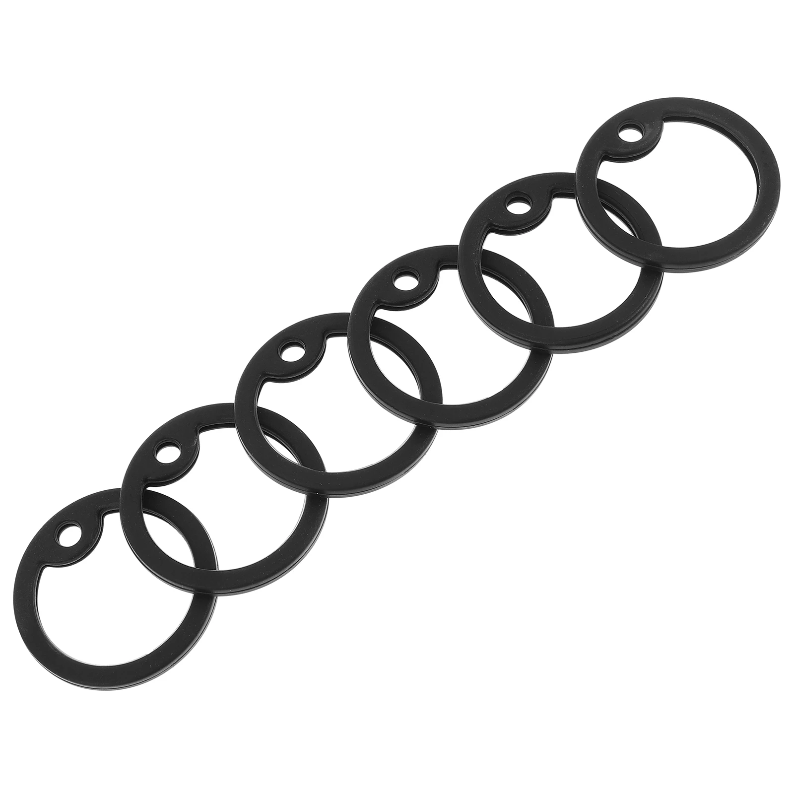 

6Pcs Dog Tag Silicone Sleeves Protect Id Tags Reduce Clanking Noise Soft Non Irritating Protector for Collar Tags