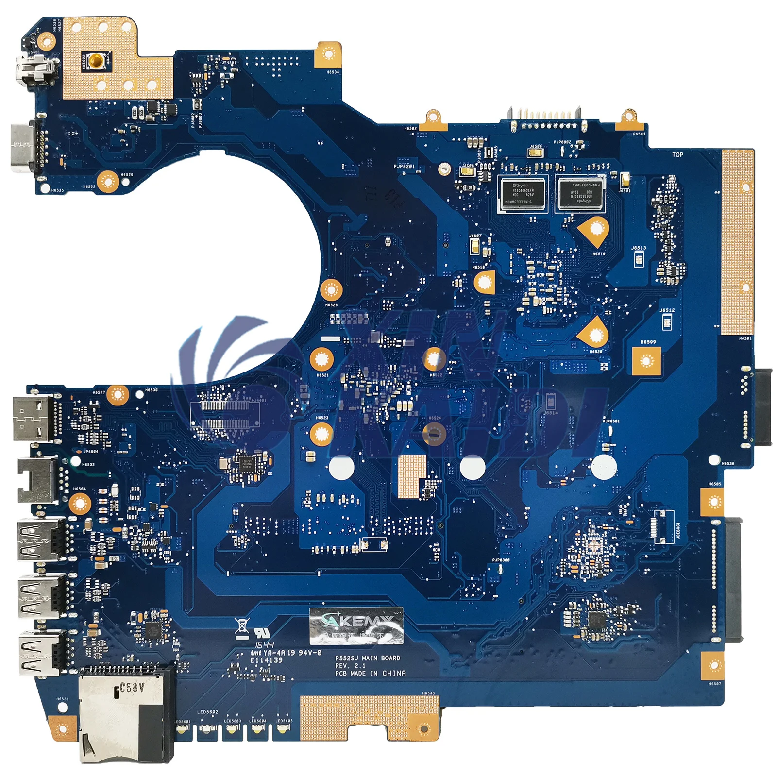 Computer Mainboard For Asus P552SA Pro552SJ Pro552SA PX552SA PU552SJ PE552SJ Laptop Motherboard With N3050 N3700 CPU GT920M V2G