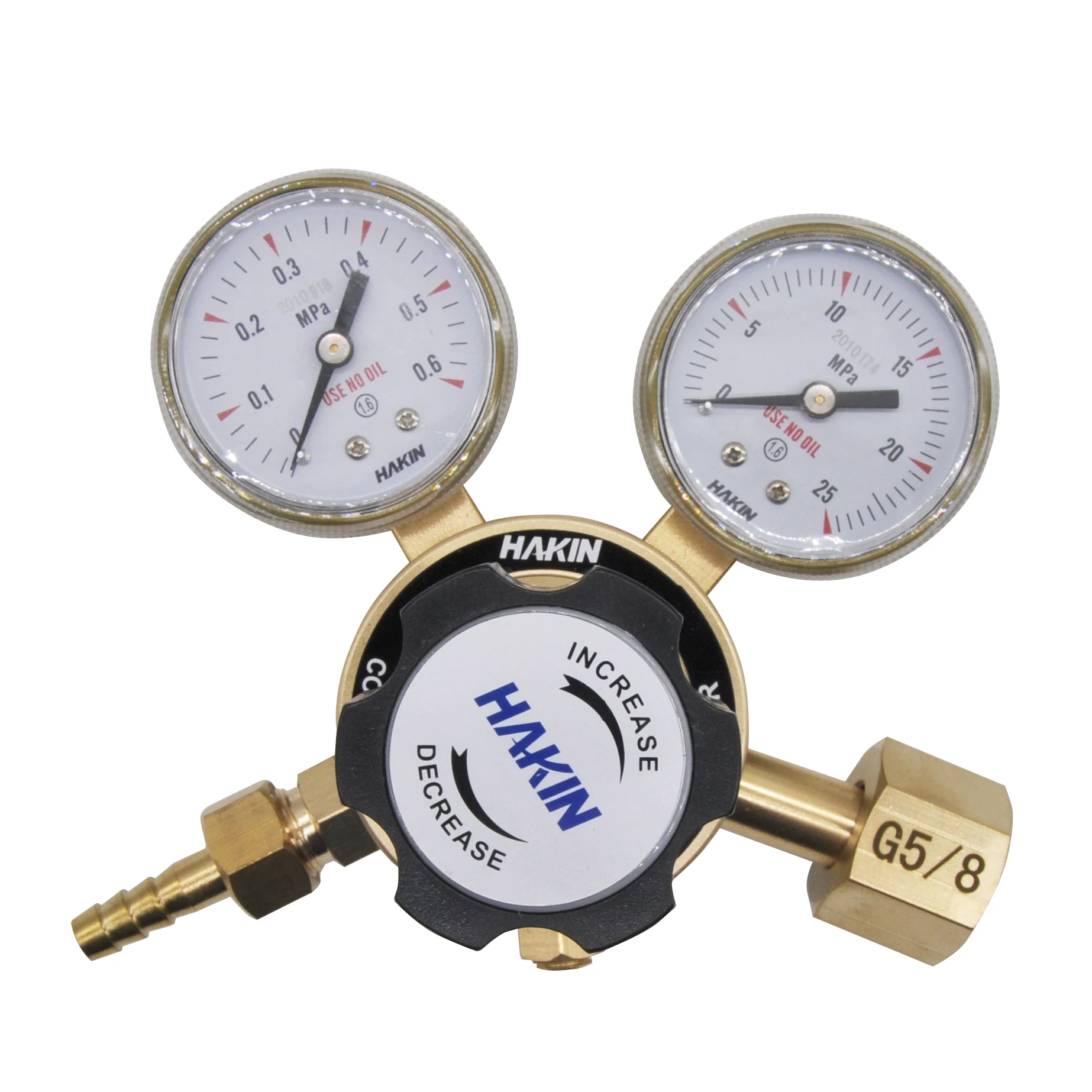 Pressure reducer oxygen helium nitrogen argon carbon dioxide pressure reducing valve pressure gauge HQ-152