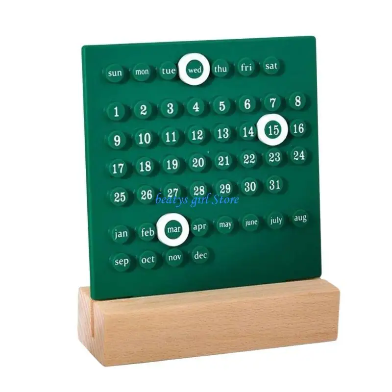 

C7AB Monthly Permanent Calendar with Base Desk ABS Permanent Calendar Reminder