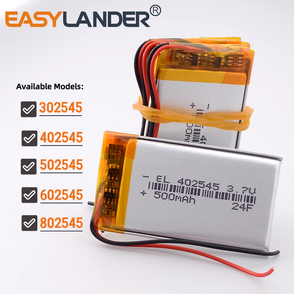 402545 3.7V 500Mah …