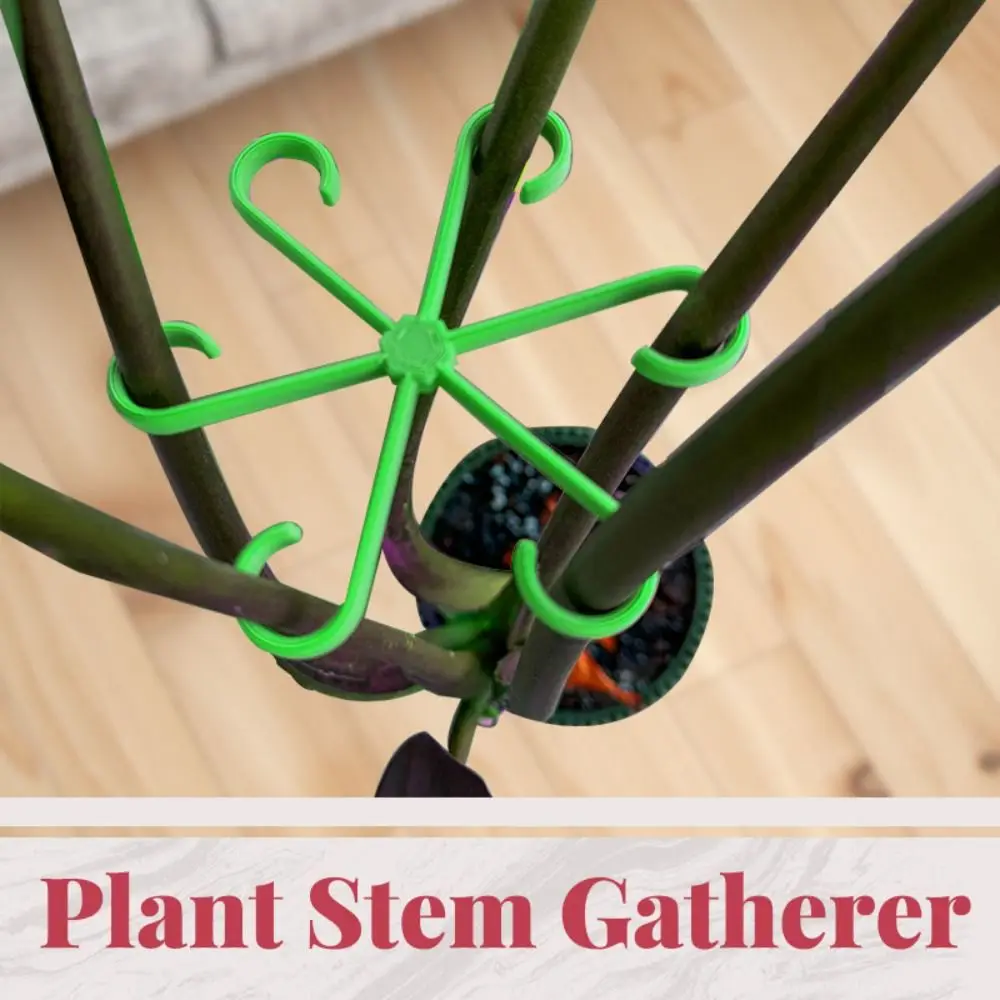 

4PCS Reusable Plant Stem Folding Frame Support Branches No Stake Trellis Plant Stem Support Garden Tools Stem Organizer