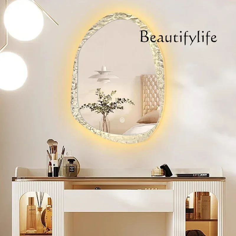 JB ماكياج مرآة حمام متموجة غرفة المعيشة إنفينيتي الحديثة الغرور مرآة جمالية غير النظامية الجمالية Espelhos Decoracao Quarto