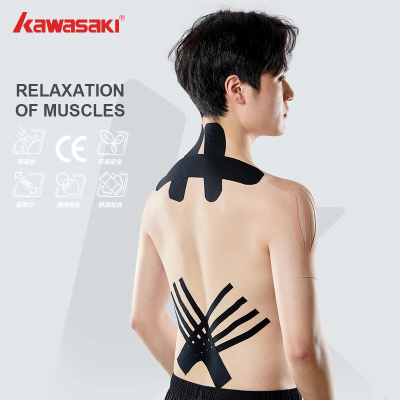 

Kawasaki Sports Protector Muscle Patch Sports Bandage Cotton Breathable to Relieve Muscle Pain Self-adhesive Elastic Bandage