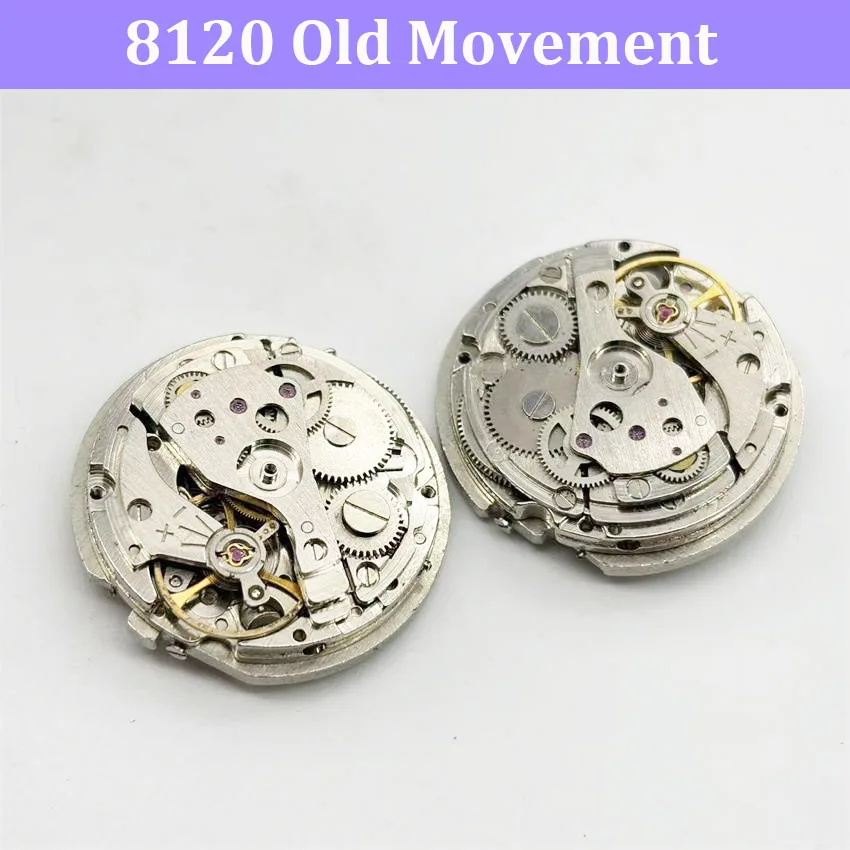 3PCS 8120 Non-Functional Watch Movement DIY Practice Accessories for Beginners Disassemble Research Faulty Clockwork Watch Parts