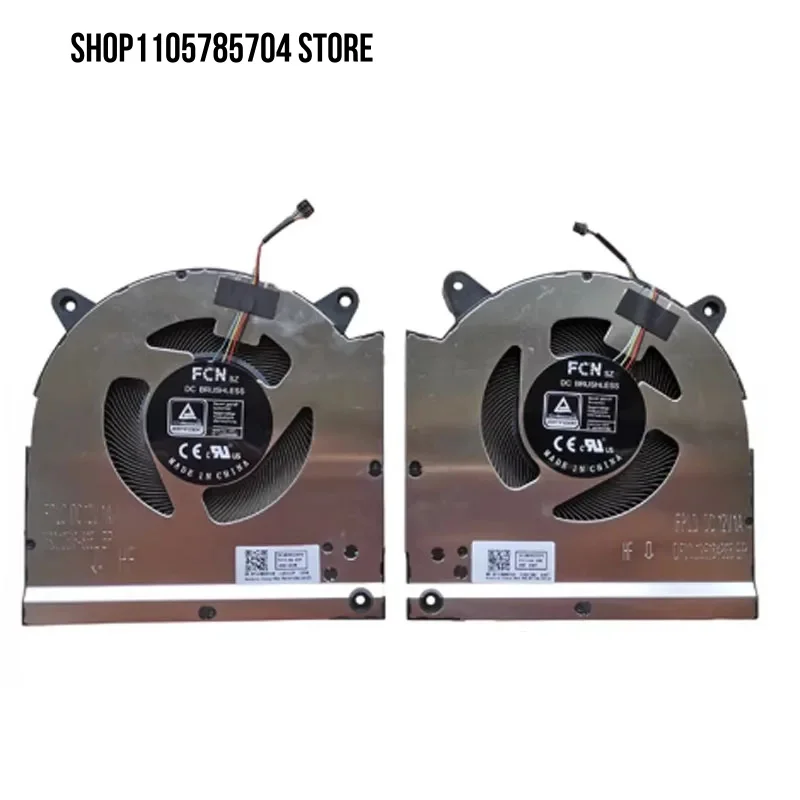 H+5F10S14024 Laptop Cooling Fan For Lenovo Legion S7 16IAH7 82TF 16ARHA7 82UG Y9000X 2022 Cooler Fan 5F10S14025 BAPC0808R2HY002
